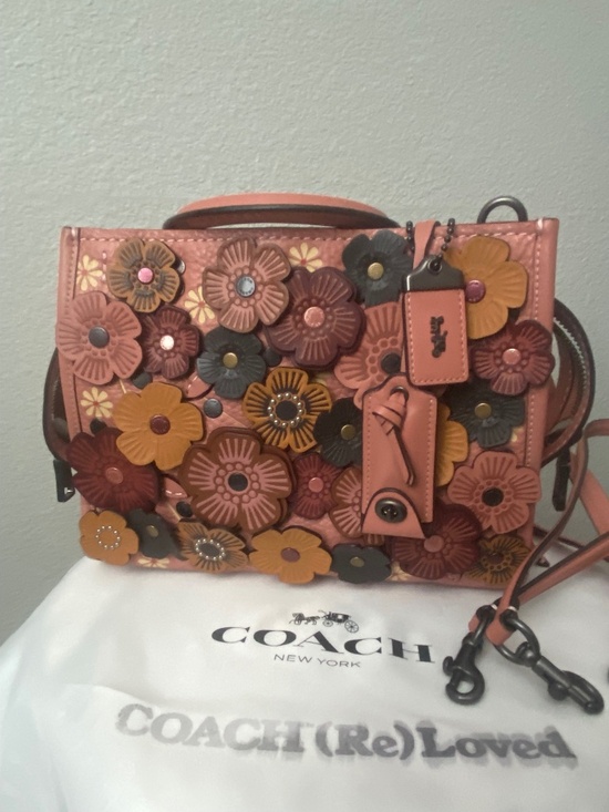 Coach Handbags - Coach Tea Rose Rogue 25